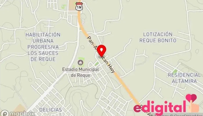 mapa de Botica farma julia Farmacia en Nuevo Reque