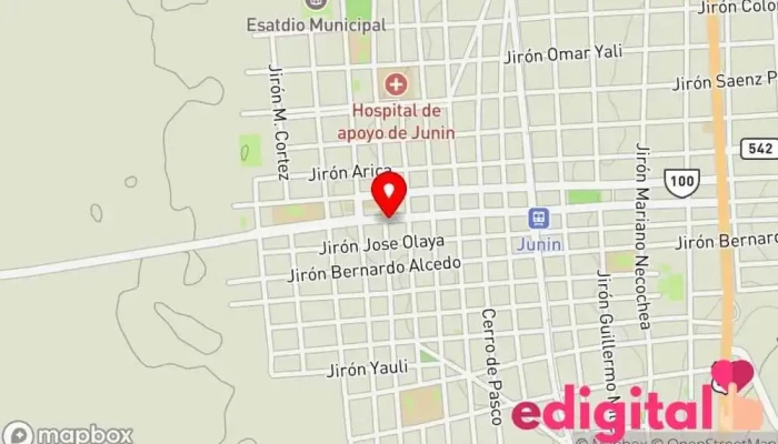 mapa de BOTICA Farma Junin Farmacia en Junín