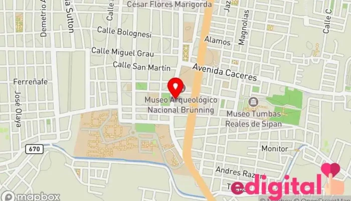 mapa de Botica Farma Medic Farmacia en Lambayeque