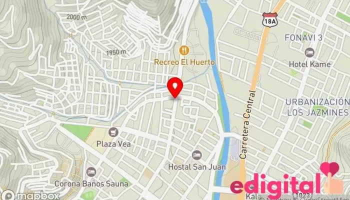 mapa de Botica Farma Todo Farmacia en Huánuco