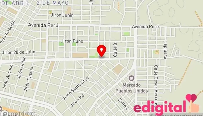 mapa de BOTICA FARMA UNICA Farmacia en Chimbote