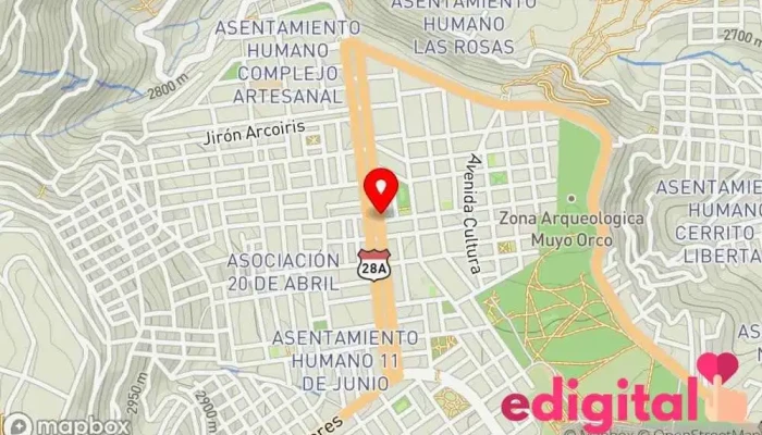 mapa de Botica Farmabetz - J & Y Farmacia en Ayacucho