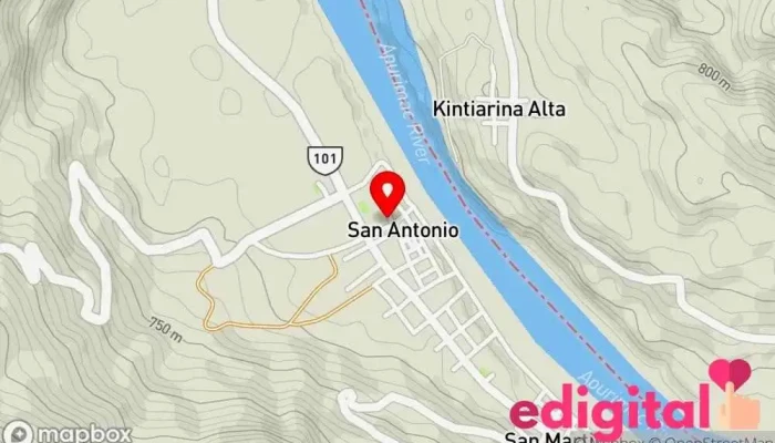 mapa de Botica Farmahorro - Vraem Farmacia en San Antonio Villa Vista