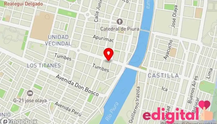 mapa de Botica Felicidad 32 Farmacia en Piura