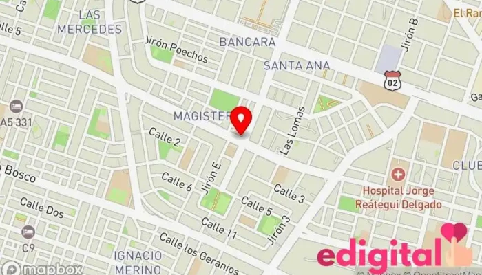 mapa de Botica Felicidad Farmacia en Piura