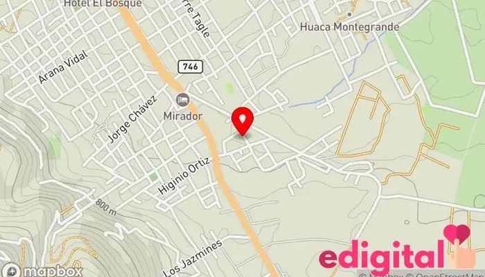 mapa de Botica Floresfarma Farmacia en Jaén