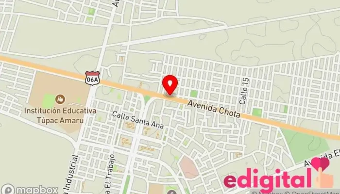 mapa de Botica Flori Farmacia en Tumán