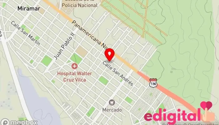 mapa de Botica Frander Farmacia en Moche