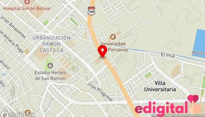 mapa de BOTICA FUENTE DE LUZ Y VIDA Farmacia en Cajamarca