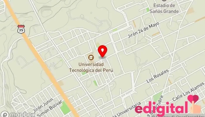 mapa de BOTICA GIUDAMY Farmacia en Huancayo