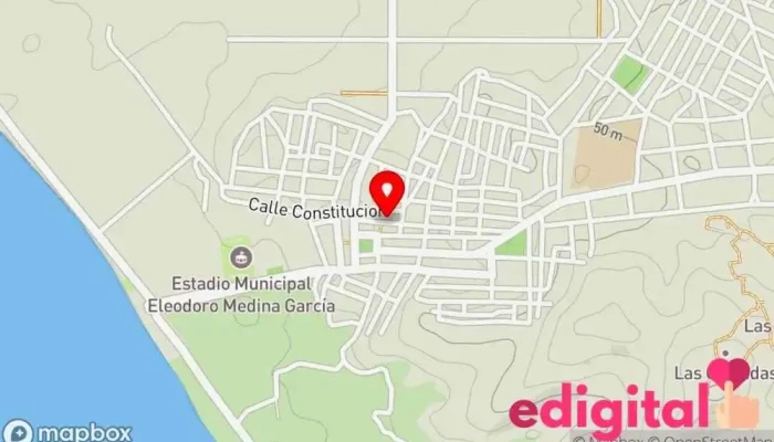 mapa de Botica Goyita Tienda de comestibles, periódicos y medicamentos en Végueta