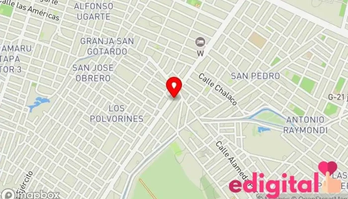 mapa de Botica Gulman Farmacia en Piura
