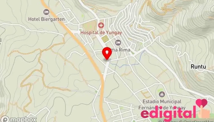 mapa de Botica H&F Farmacia en Yungay