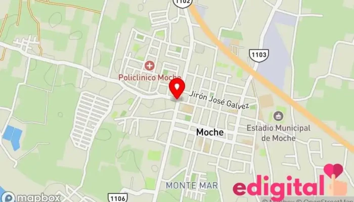 mapa de Botica Higea Farmacia en Moche