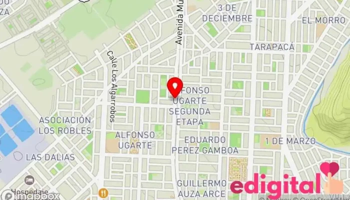 mapa de Botica HoFarma Farmacia en Tacna