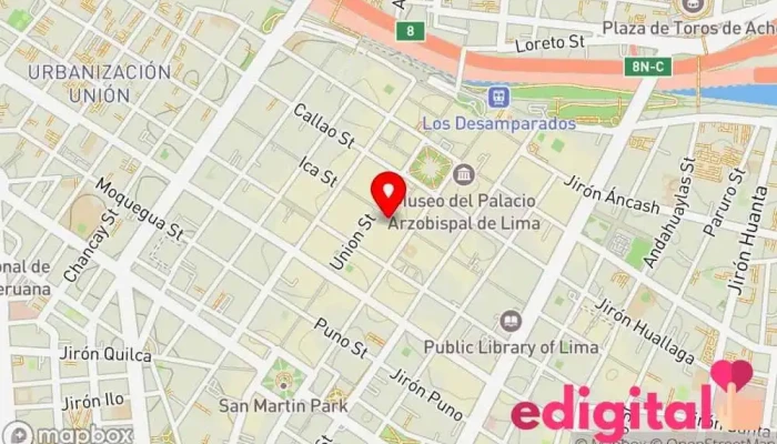 mapa de Botica Inglesa Farmacia en Lima
