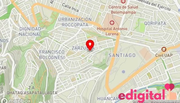 mapa de Botica Jade Farmacia en Cusco