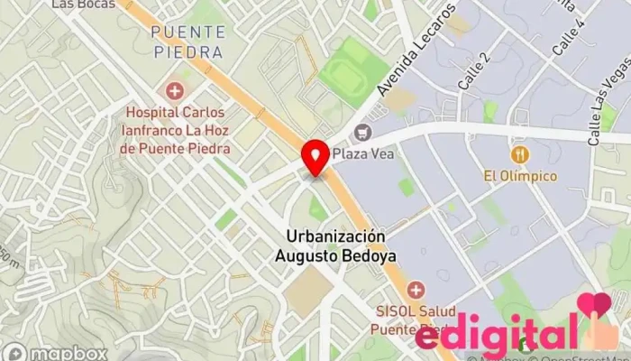 mapa de BOTICA JAVIER Farmacia en Puente Piedra
