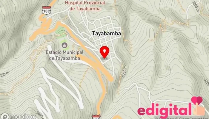 mapa de BOTICA JEMADI Farmacia en Tayabamba