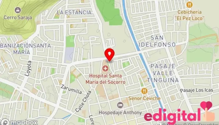 mapa de Botica Jesus Mi Sanador Farmacia en Ica