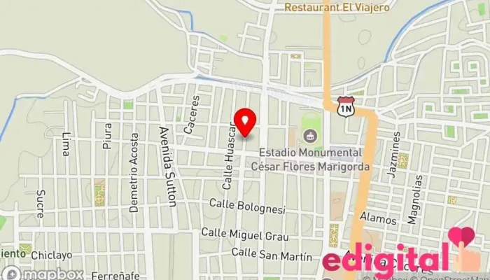 mapa de Botica Jirehfarma Farmacia en Lambayeque