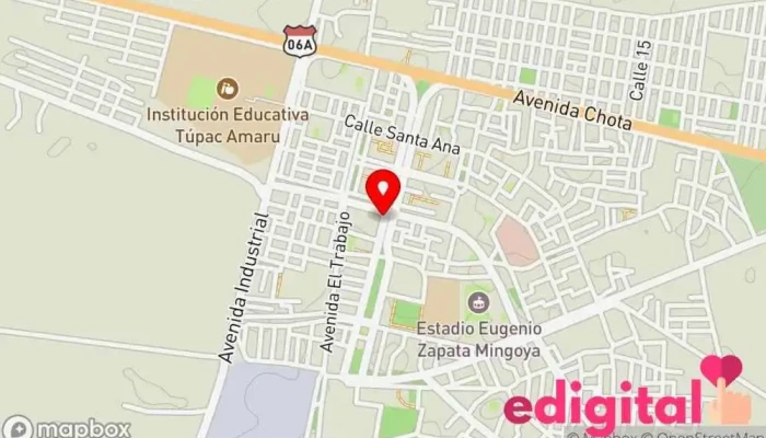 mapa de Botica Kaylie Farmacia en Tumán