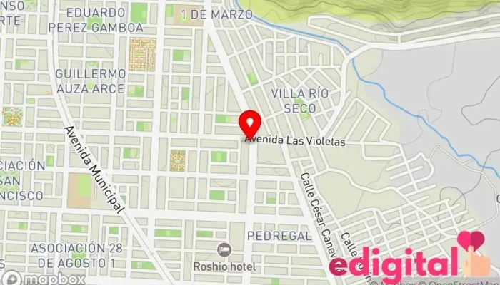 mapa de Botica la Cantera Farmacia en Tacna