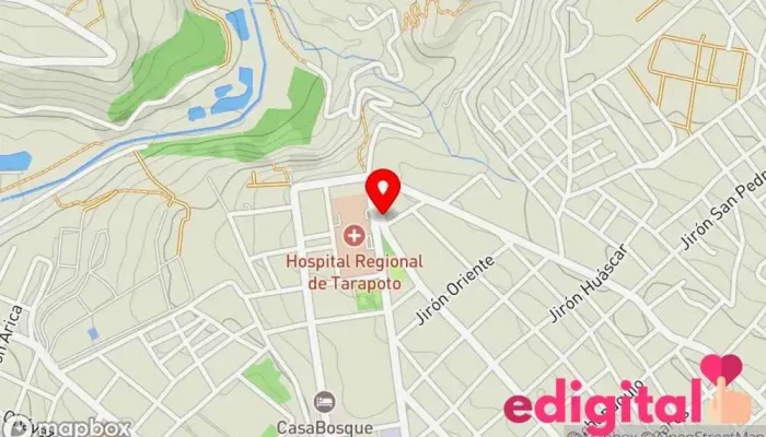 mapa de Botica La Familia Farmacia en Tarapoto