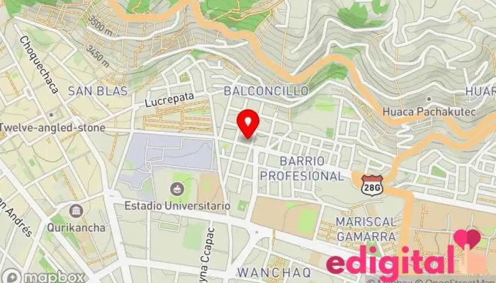 mapa de Botica la francesa Farmacia en Cusco