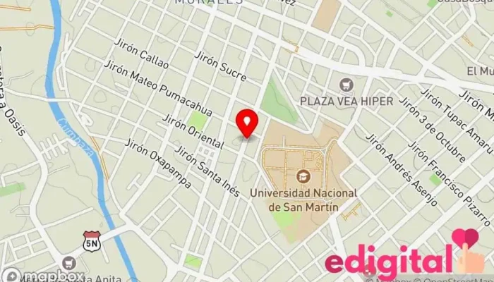 mapa de Botica la inmacualda 1 mayo Farmacia en Tarapoto