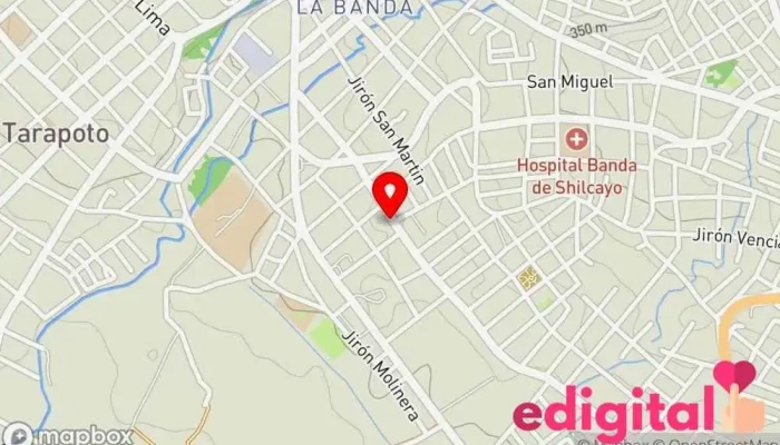 mapa de Botica La Inmaculada - Banda De Shilcayo Farmacia en Tarapoto