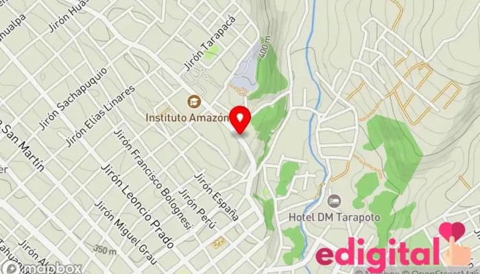 mapa de Botica Las Mercedes Farmacia en Tarapoto