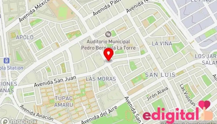 mapa de Botica Las Moras Farmacia en San Luis