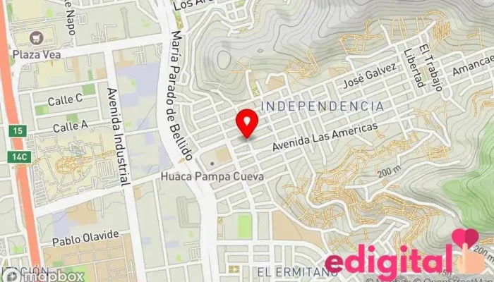 mapa de Botica Las Violetas Farmacia en Lima