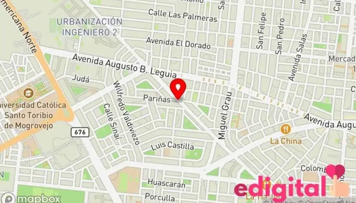 mapa de Botica Liam Farma Farmacia en Chiclayo