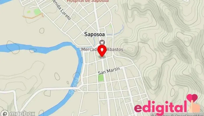mapa de Botica Linka Salud Farmacia en Saposoa