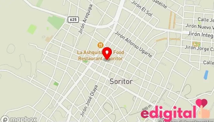 mapa de Botica Los Milagros Farmacia en Soritor