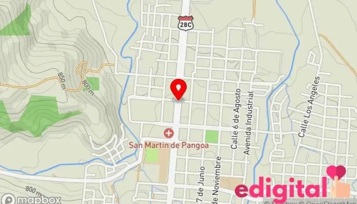 mapa de Botica Luna Farmacia en San Martín de Pangoa