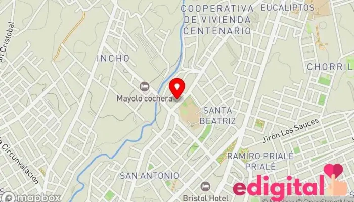 mapa de BOTICA MAGNOFARMA Farmacia en Huancayo