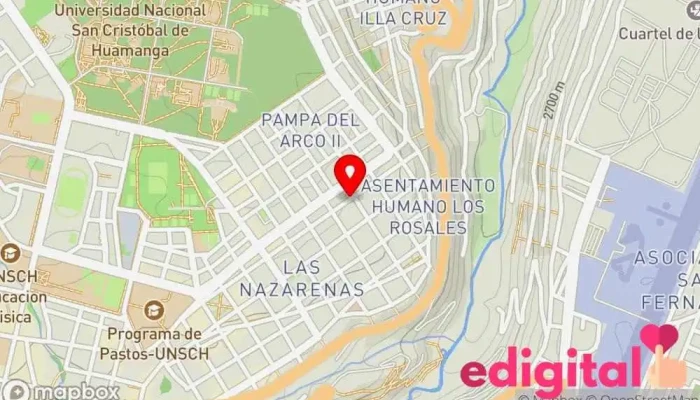 mapa de Botica Farmacia en Ayacucho