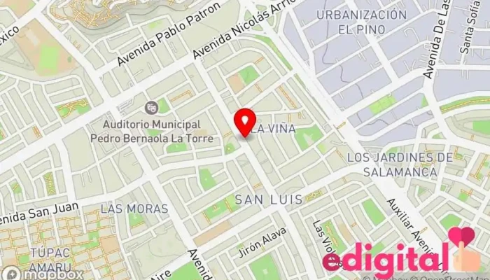 mapa de Botica Farmacia en San Luis