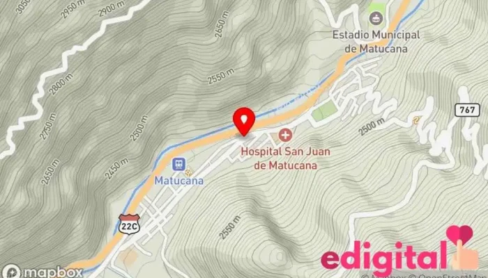 mapa de Botica María y Jesús Farmacia en Matucana
