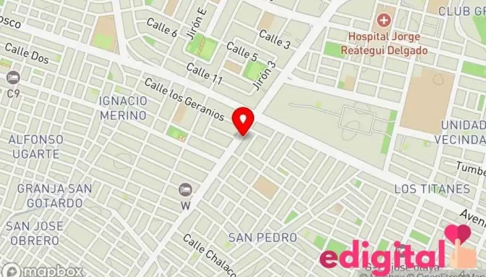 mapa de Botica Mas Salud Farmacia en Piura