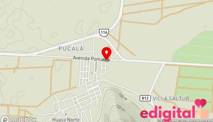 mapa de Botica Mazylinda Farmacia en Saltur
