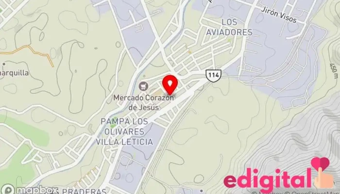mapa de Botica Meche Farmacia en Lurigancho-Chosica