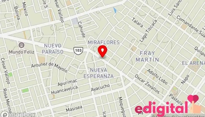 mapa de BOTICA + MEDIC S.A.C. Farmacia en Pucallpa