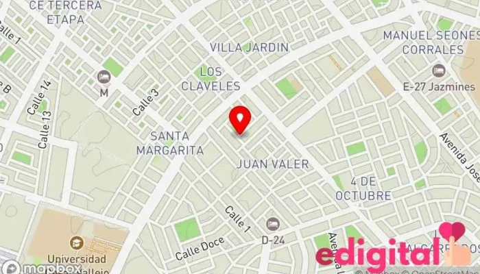 mapa de BOTICA MEDICARE Farmacia en Piura