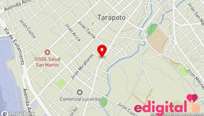 mapa de BOTICA MEDICFARMA Farmacia en Tarapoto