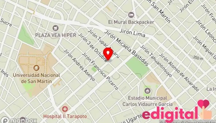 mapa de BOTICA MEDICFARMA Farmacia en Tarapoto
