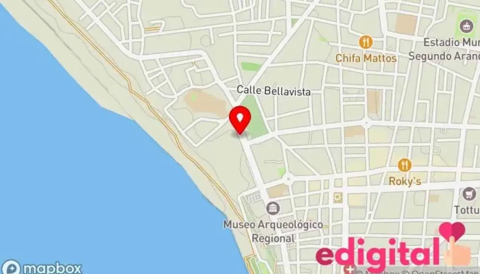 mapa de Botica MediFar Farmacia en Huacho